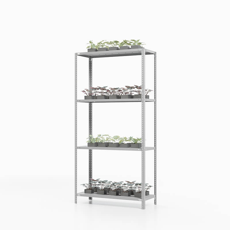 Стеллаж ТС Лайт 1000х700х400, 4 полки перф.