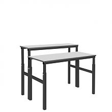 Стол рабочий двухуровневый СРД-1800х500