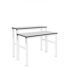 Стол рабочий двухуровневый СРД-1800х500