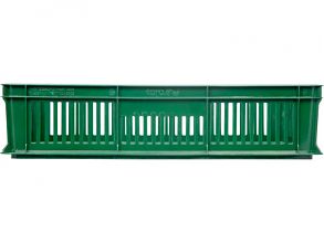 Ящик 600х400х140 мм перфорированный с полузакрытой ручкой