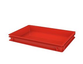 Ящик полимерный для полуфабрикатов сплошной 600х400х75 (12.437F.60.PE R)