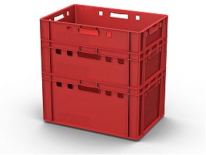 Ящик для мяса Е2 морозостойкий 600х400х200 (12.422.70.R)