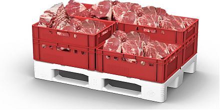 Ящик для мяса Е2 морозостойкий 600х400х200 (12.422.70.R)