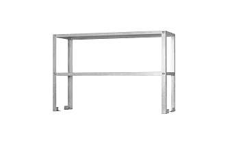 Полка-надстройка настольная ПННб - 1200x300x800 Base, цинк, 2 уровня