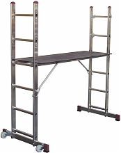 Лестничные подмости 2х6, с роликами CORDA