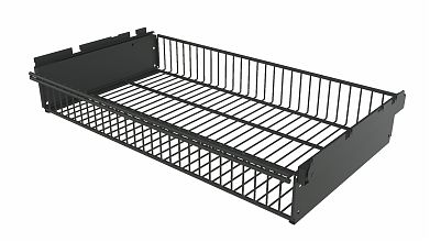 Корзина выдвижная 563х340х85 (Черный)