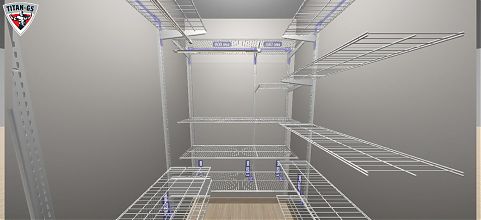 Гардеробная система GS. Гардеробная №5