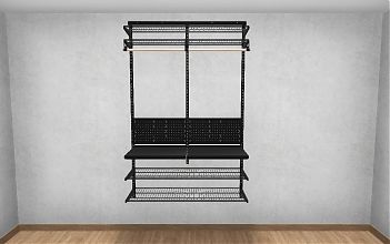 Гардеробная система GS. Гараж №3