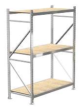 Стеллаж Longspan 3 2000х900х400, 3 яруса, ДСП