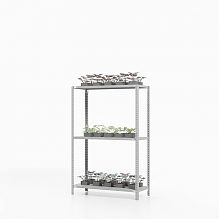 Стеллаж ТС Лайт 1000х700х400, 3 полки перф.