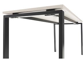 Стол NT 140X70 темный орех/серый