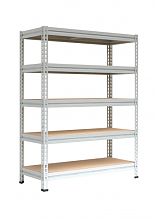Металлический стеллаж МС-Т 2000х1525х533, 5 полок (фанера)