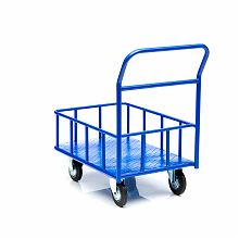 Тележка платформенная КПБ-300-125-И , с бортом, 600х900мм