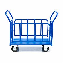 Тележка платформенная КПО-300Т-160-К , с бортами, 600х1000мм