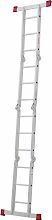 Лестница-трансформер алюминиевая, ширина 400 мм NV 1323.3