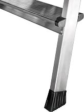 Стремянка алюминиевая двухсторонняя с площадкой 350х260 мм NV2120.5