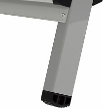 Стремянка стальная с алюминиевыми ступенями и органайзером NV1135.4