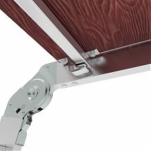 Лестница-трансформер алюминиевая с помостом, ширина 340 мм NV1330.4