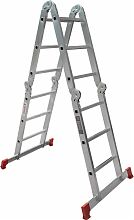 Лестница-трансформер алюминиевая, ширина 400 мм NV2322.4