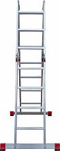 Профессиональная алюминиевая лестница-трансформер, ширина 400 мм NV3320.3.4