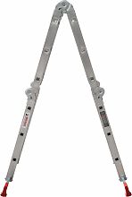 Лестница-трансформер алюминиевая, ширина 400 мм NV2322.4