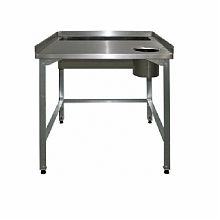 Ванна моечная трехсекционная сварная ВМС 500/3 (полка с отверствием под смеситель)