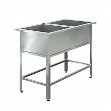 Стол производственный Профи СПП 1200х800х860 (с пристенным бортом)