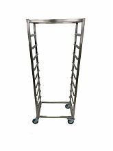 Ванна моечная двухсекционная сварная ВМС 1000x600x860 Нержавеющий каркас (полка с отверствием под смеситель)