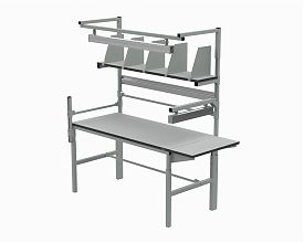 Стол рабочий 1200х700 мм Упаковочный Базовый ESD (RAL7035)