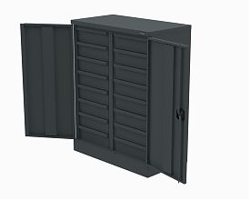 Шкаф для хранения комплектующих 1060x820x450 мм (RAL7012)