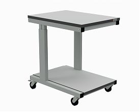 Стол подкатной 700х500 мм Улучшенный (RAL7035)