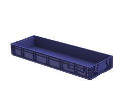 Ящик п/п 12415 R-KLT 1200х400х150 синий