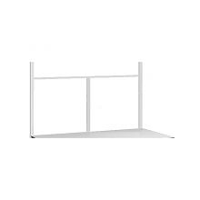 Средняя стойка для крепления 1/2 опций к столам 1200мм светло-серый