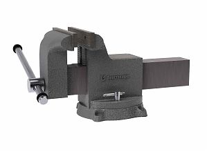 Тиски чугунные поворотные с наковальней Верстакофф XL 200