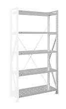 Стеллаж MS U 300x70x100/5 (Нагрузка на полку 300, перфорированная) ДС