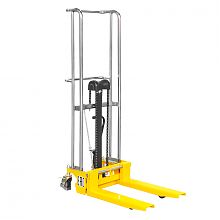 Штабелер гидравлический SDDJS1500 (400 кг; 1,5 м; с вилами и площадкой) SMARTLIFT